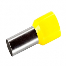 Terminal Tubular Ilhós 25 mm Amarelo